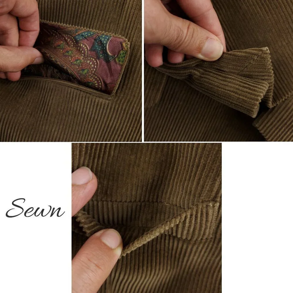 Lauren Ralph Lauren Corduroy Sport Coat Blazer Jacket 2 Button Men's 48R
